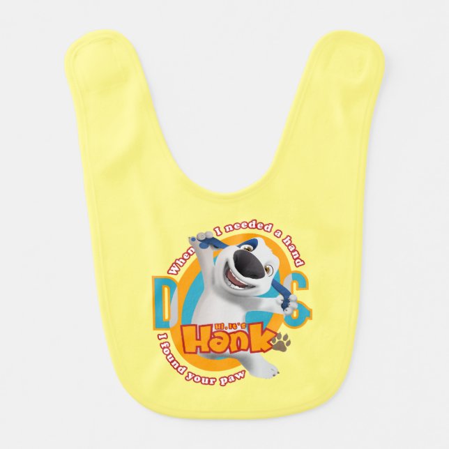 The Warmth of Paw | Baby Bib (Front)