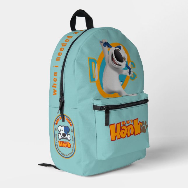 The Warmth of Paw |  Printed Backpack (Back Corner Left)