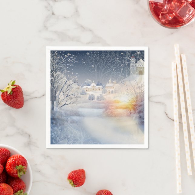 The Warmth of the Sun in the Winter Napkins (Insitu)