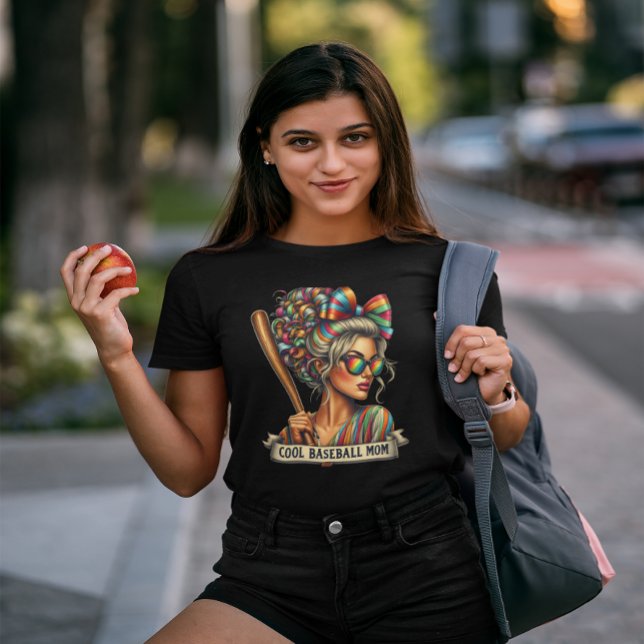 The Warrior Woman Cool Baseball Mom T-Shirt (Creator Uploaded)