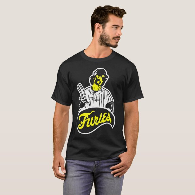 The Warriors Baseball Furies Gang Retro Movie fath T-Shirt (Front Full)