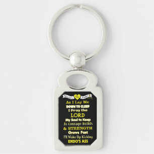 The Warrior's Prayer...Endometriosis Keychain