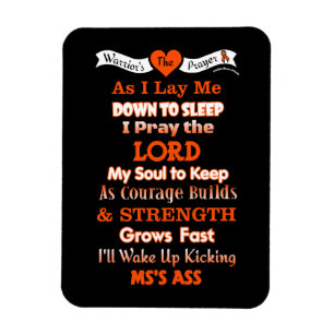 The Warrior's Prayer...MS Magnet