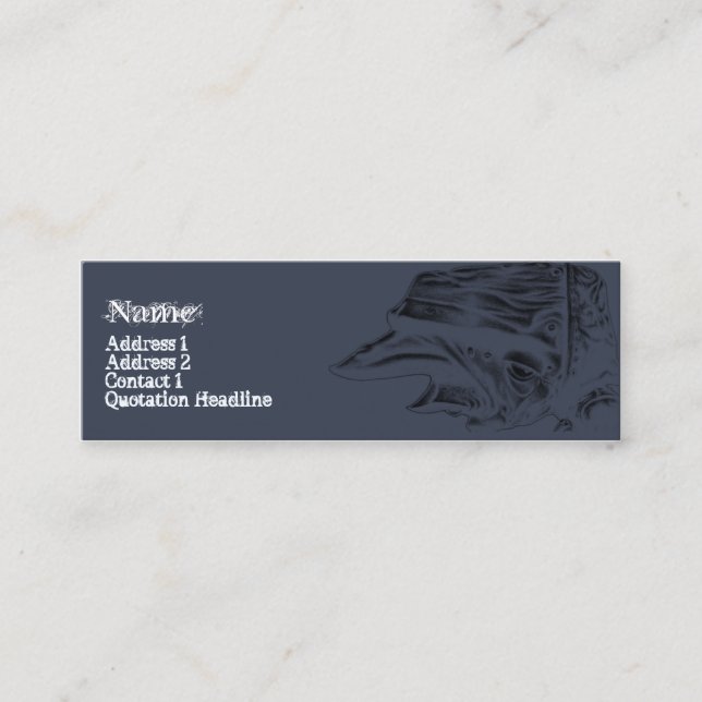 THE WART MINI BUSINESS CARD (Front)