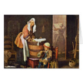 The Washerwoman, By Chardin Jean-Baptiste Siméon (Front Horizontal)