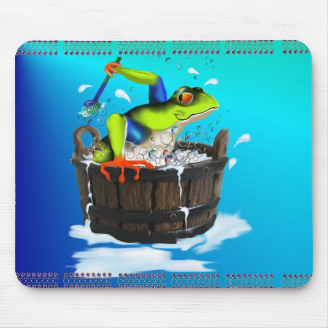 The Washing Frog Mousepad (Front)