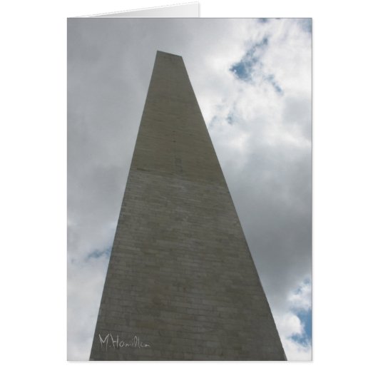 The Washington Monument, Washington D.C. Cards (Front)