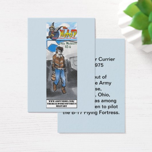 The WASP Ann Waldner Trading Card (Desk)