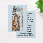 The WASP Barbara Erickson Trading Card (Desk)