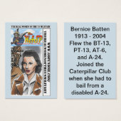 The WASP Bernice Batten Trading Card (Front & Back)