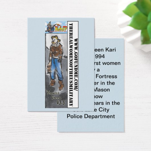 The WASP Frances Green Trading Card (Desk)