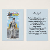 The WASP Lillian Yonally trading card (Front & Back)