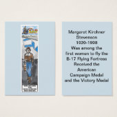The WASP Margaret Kirchner Trading Card (Front & Back)