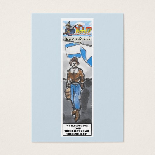 The WASP Margaret Kirchner Trading Card (Front)