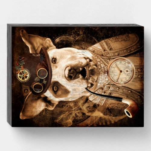 THE WATCH DOG WOODEN BOX SIGN