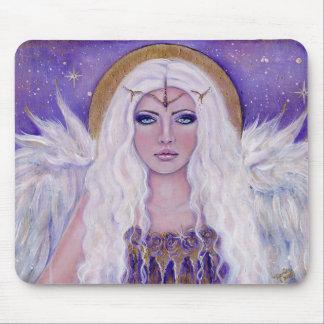 The watcher angel by Renee Lavoie  Mouse Pad