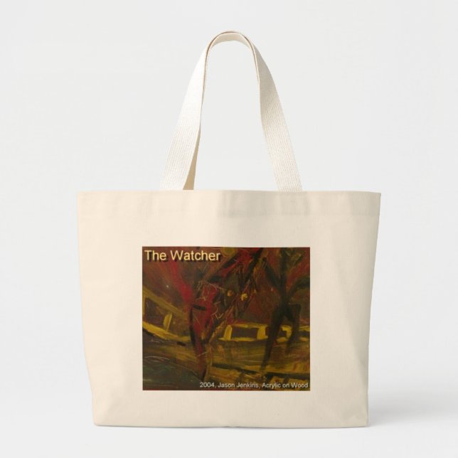 the watcher large tote bag (Front)