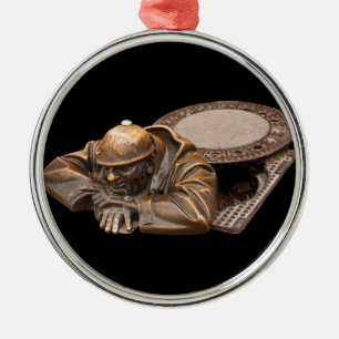 The Watcher Metal Ornament