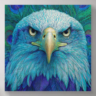 The Watcher of Emerald Skies –Fantasy Canvas Art Wood Photo Tile