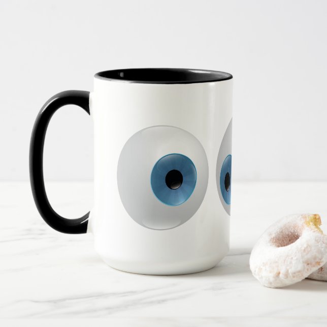 The watching mug (With Donut)