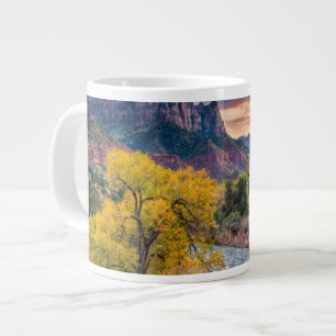 The Watchman in Autumn Giant Coffee Mug