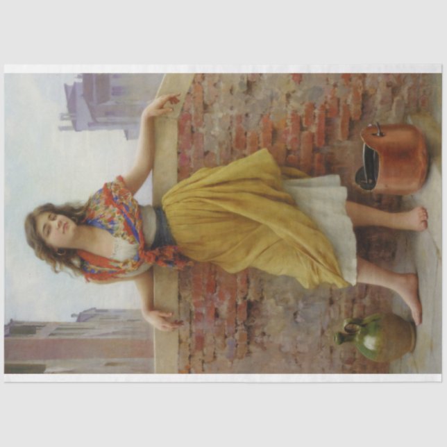 The Water-Carrier Girl Tissue Paper (Front)