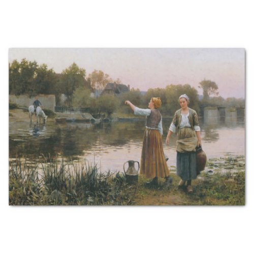 The Water Carriers by Daniel Ridgway Knight Tissue Paper