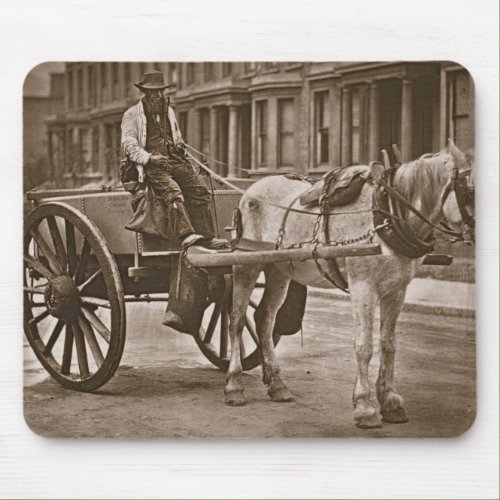 The Water Cart from Street Life in London 1877 Mouse Pad