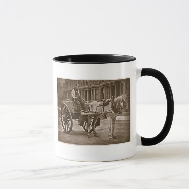 The Water Cart, from 'Street Life in London', 1877 Mug (Right)
