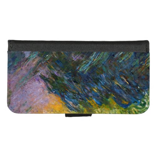 The Water Lilies _ Setting Sun Claude Monet 1916 iPhone 87 Wallet Case