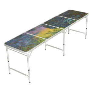 The Water Lilies - Setting Sun, Claude Monet Beer Pong Table