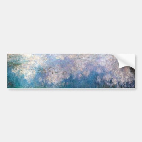 The Water Lilies _ The Clouds Claude Monet Bumper Sticker