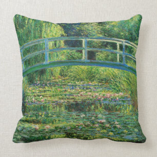 The Water-Lily Pond, 1899 by Claude Monet Throw Pillow