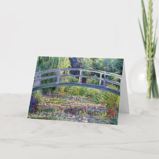The Water Lily Pond by Claude Monet Card