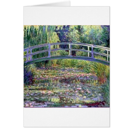 The Water Lily Pond by Claude Monet Card