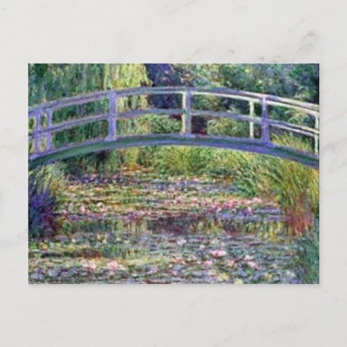 The Water Lily Pond by Claude Monet Postcard