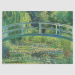 The Water-Lily Pond by Claude Monet Tissue Paper<br><div class="desc">Claude Monet - The Water-Lily Pond,  1899. Oscar-Claude Monet was a French painter and founder of impressionist painting who is seen as a key precursor to modernism,  especially in his attempts to paint nature as he perceived it.</div>