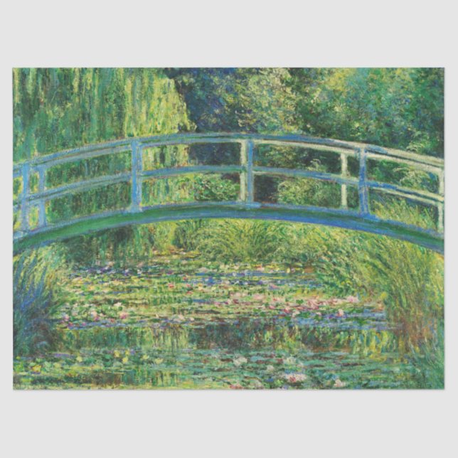 The Water-Lily Pond by Claude Monet Tissue Paper (Front)