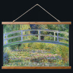 The Water-Lily Pond by Monet Fine Art Hanging Tapestry<br><div class="desc">The Water-Lily Pond with Japanese footbridge,   popular oil painting by French impressionist artist Claude Monet - Giverny,  France 1899.  Fine art poster prints.</div>