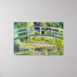 The Water-Lily Pond by Monet Large Fine Art Canvas Print