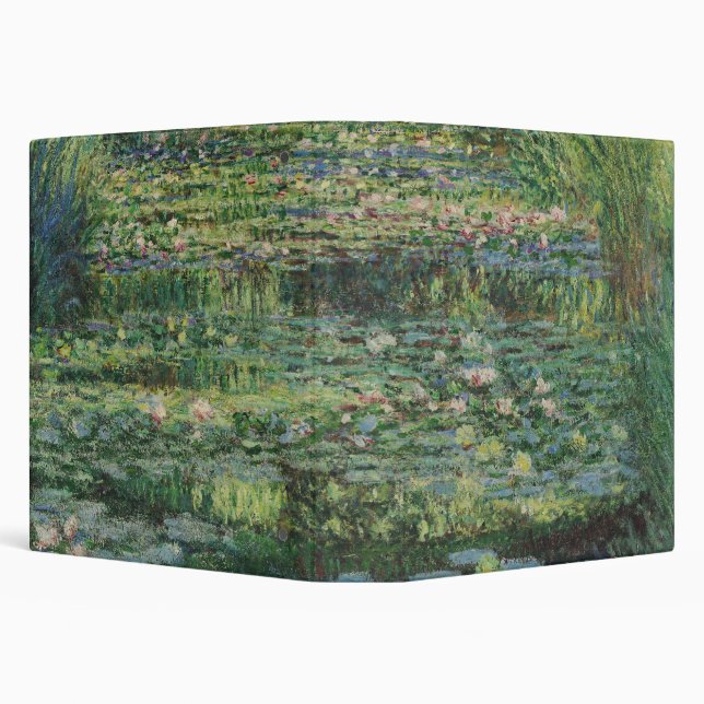 The Water-Lily Pond, Landscape Oil Painting, Monet 3 Ring Binder (Background)