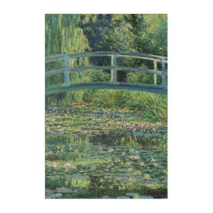 The Water-Lily Pond, Landscape Oil Painting, Monet Acrylic Print