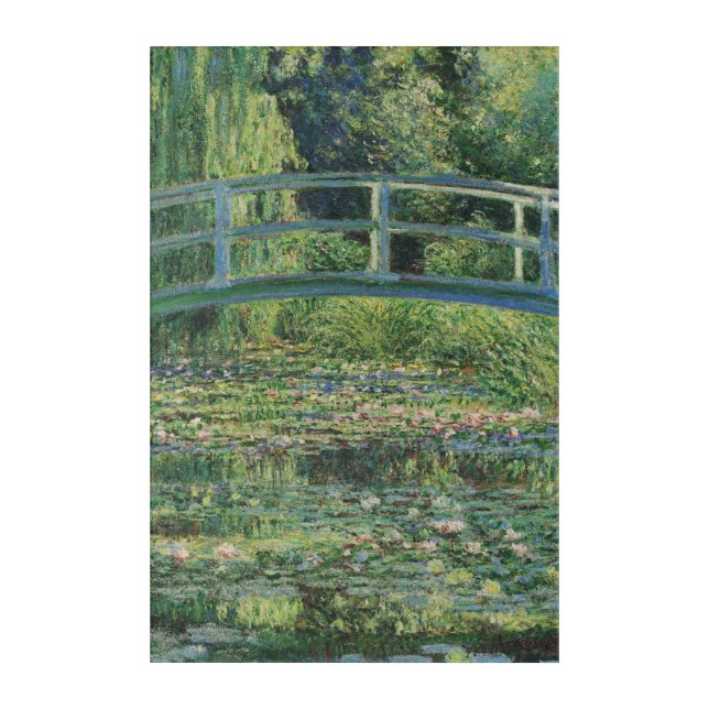 The Water-Lily Pond, Landscape Oil Painting, Monet Acrylic Print (Front)