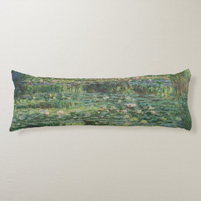 The Water-Lily Pond, Landscape Oil Painting, Monet Body Pillow (Front)