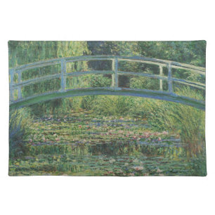 The Water-Lily Pond, Landscape Oil Painting, Monet Cloth Placemat