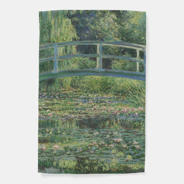 The Water-Lily Pond, Landscape Oil Painting, Monet Garden Flag (Front)