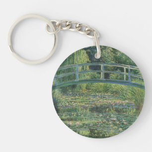 The Water-Lily Pond, Landscape Oil Painting, Monet Keychain