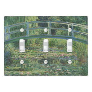 The Water-Lily Pond, Landscape Oil Painting, Monet Light Switch Cover