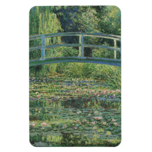 The Water-Lily Pond, Landscape Oil Painting, Monet Magnet