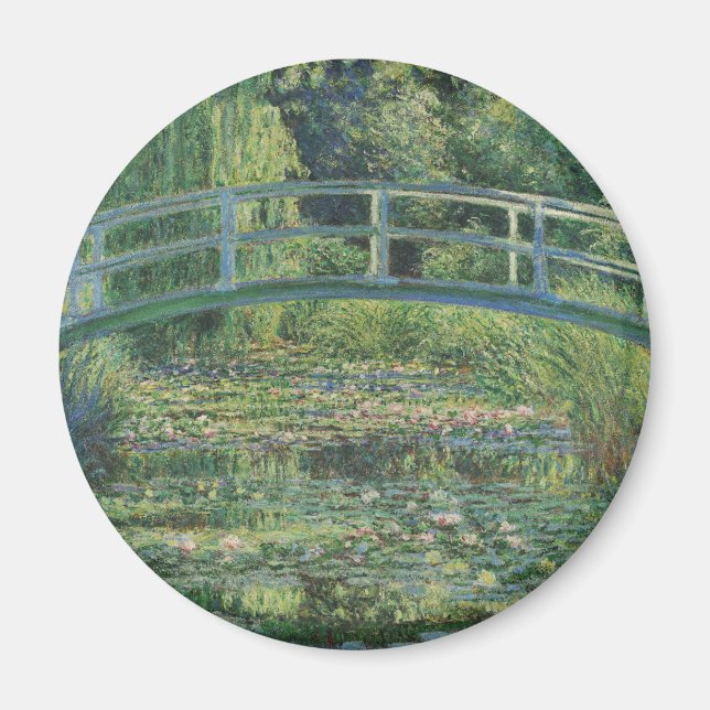 The Water-Lily Pond, Landscape Oil Painting, Monet Magnet (Front)